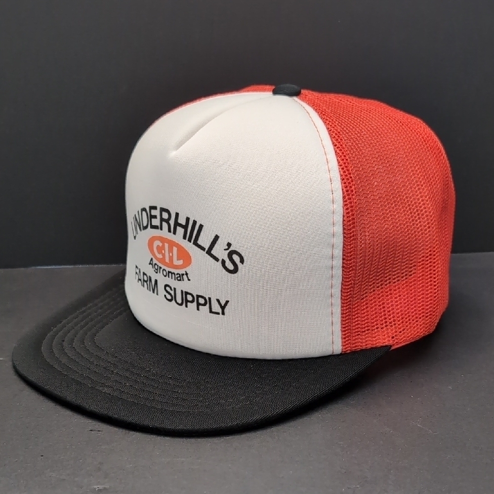 Underhill's Farm Supply C-I-L Black/Red/White Trucker Hat.